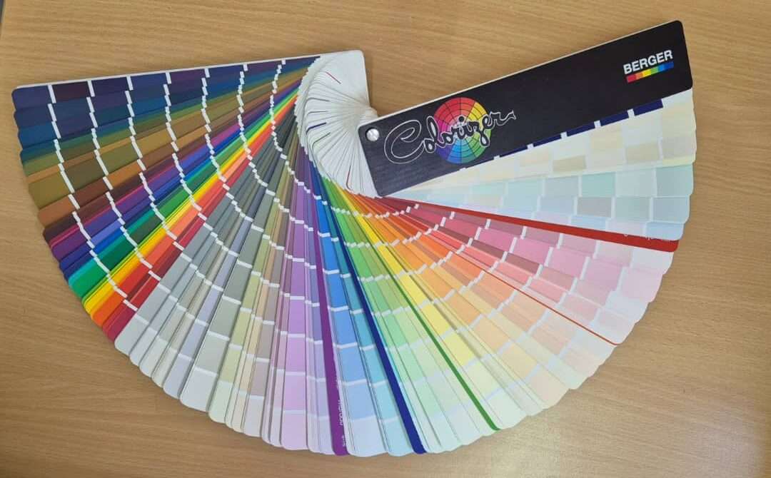 Berger Colorizer colour fan deck